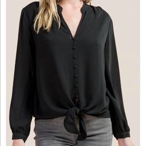 Francesca’s Black Blouse